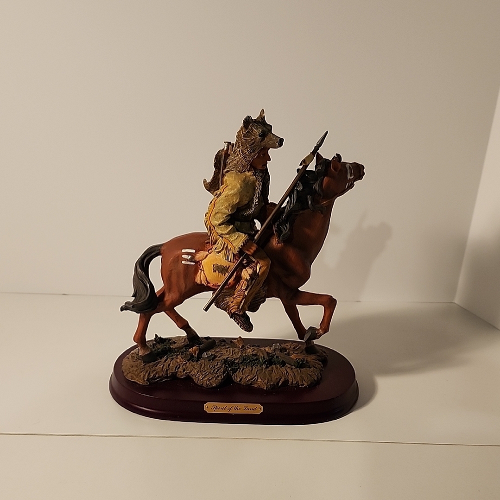 Native American Warrior Sculpture